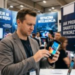 Nowoczesny smartfon z interfejsem AI w dłoniach mieszkańca Bydgoszczy. Sztuczna inteligencja i innowacje w kategorii smartfony, tablety i gadżety.