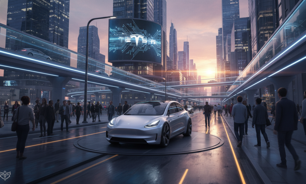 Nowoczesny samochód elektryczny Tesla poniżej 25 tysięcy dolarów. Tani pojazd elektryczny giganta zmienia rynek motoryzacji i przyszłość elektromobilności.