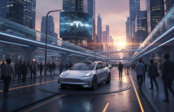 Nowoczesny samochód elektryczny Tesla poniżej 25 tysięcy dolarów. Tani pojazd elektryczny giganta zmienia rynek motoryzacji i przyszłość elektromobilności.