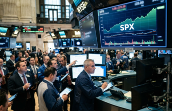 Debiut SpaceX na giełdzie. Wykres akcji z napisem SPX w kategorii biznes i rynek tech. Wzrostowa linia notowań giełdowych spółki technologicznej Elona Muska.