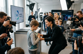 Inteligentna kamizelka AI dla dziecka z ADHD. Nowoczesna technologia lifestyle tech wspomagająca koncentrację, spokój i codzienne funkcjonowanie dziecka.