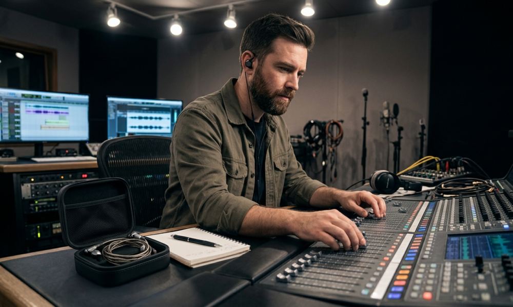 Słuchawki dokanałowe Sony IER-M500 o profesjonalnej specyfikacji dla inżynierów dźwięku i audiofilów. Czyste odwzorowanie muzyki. Polska i świat tech.