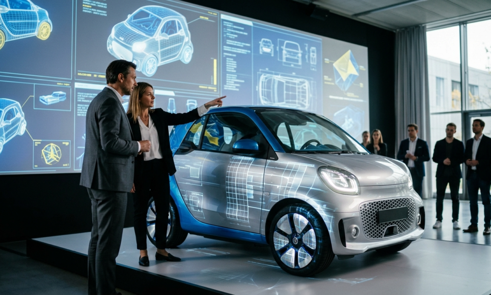 Smart #2 na projektach technicznych jako odnowione auto miejskie i następca modelu Fortwo. Nowości motoryzacyjne: Polska i świat.