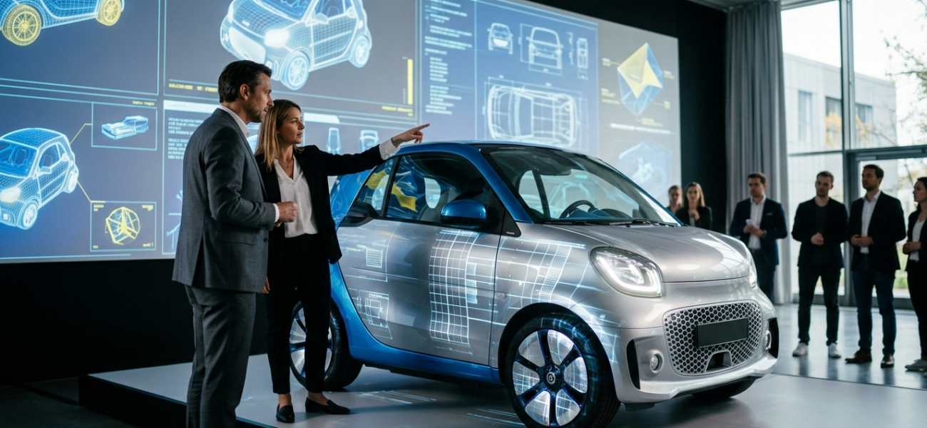 Smart #2 na projektach technicznych jako odnowione auto miejskie i następca modelu Fortwo. Nowości motoryzacyjne: Polska i świat.