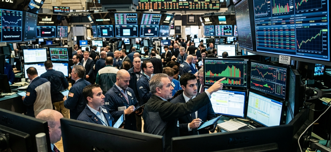 Giełda Wall Street, inwestorzy analizują wykresy spółek Anthropic i NVIDIA. Ważny debiut giełdowy w kategorii biznes i rynek tech, Polska i świat.