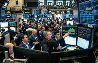Giełda Wall Street, inwestorzy analizują wykresy spółek Anthropic i NVIDIA. Ważny debiut giełdowy w kategorii biznes i rynek tech, Polska i świat.