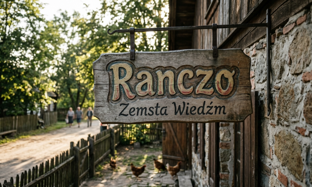 Logo serialu Ranczo z napisem Zemsta Wiedźm. Premiera nowego sezonu w grudniu 2026 roku. Polska i świat – nowości w kategorii kultura cyfrowa.