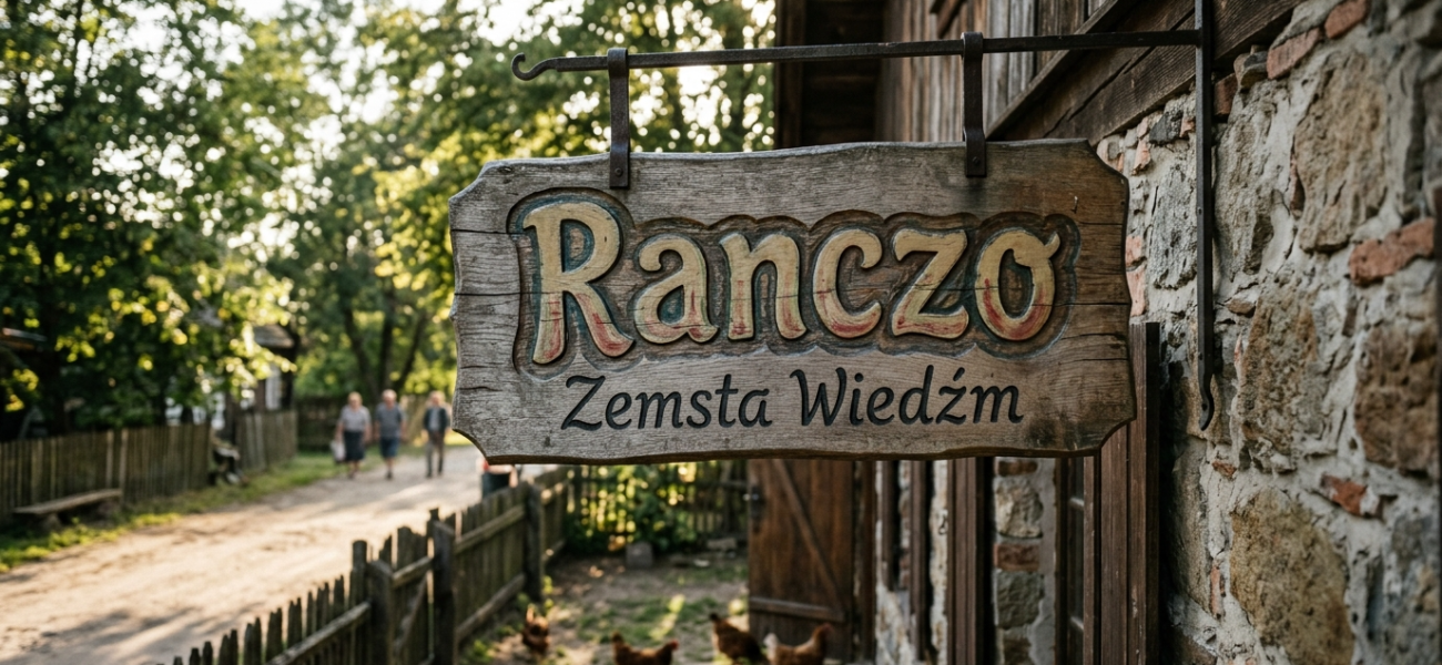 Logo serialu Ranczo z napisem Zemsta Wiedźm. Premiera nowego sezonu w grudniu 2026 roku. Polska i świat – nowości w kategorii kultura cyfrowa.