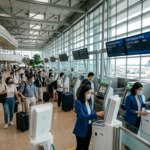 Nowoczesne technologie na lotnisku w Azji, robotyka i biometria w sektorze biznes i rynek tech. Innowacyjny terminal pasażerski, wiadomości Polska i świat.