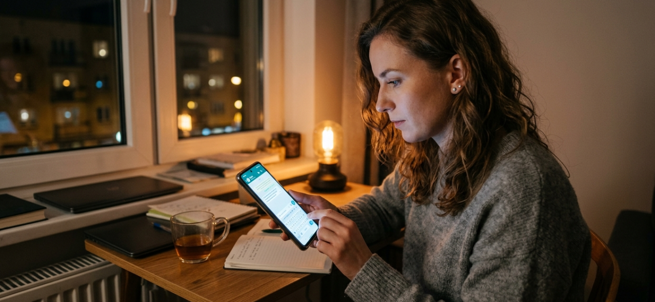 Biała 28-latka planuje w nocy wiadomość WhatsApp na rano. Funkcja planowania wiadomości Android w Polska i świat – oprogramowanie, AI i komputery.