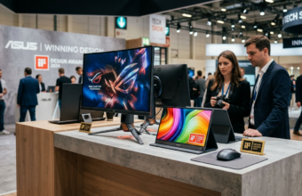 Nagrodzony design ASUS: monitor ROG Swift, myszka ZenMouse i przenośny ekran ZenScreen. Sprzęt lifestyle tech wyróżniony za wzornictwo i 26 prestiżowych nagród.